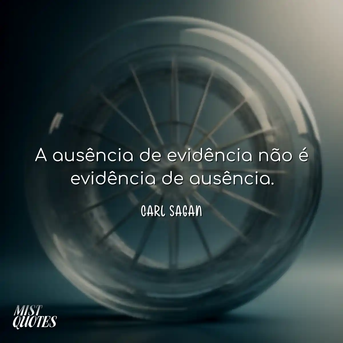 A ausência de evidência não é evidê