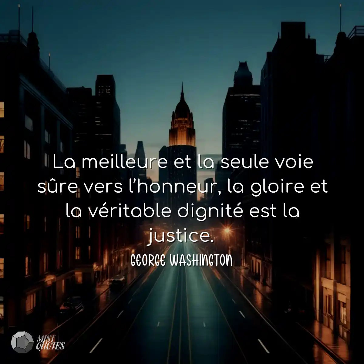 La meilleure et la seule voie sûre vers