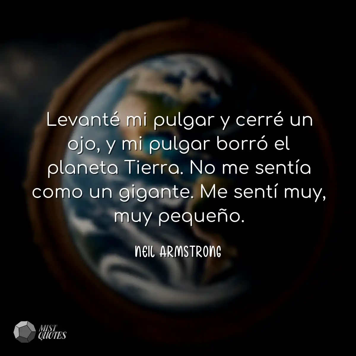Levanté mi pulgar y cerré un ojo, y mi