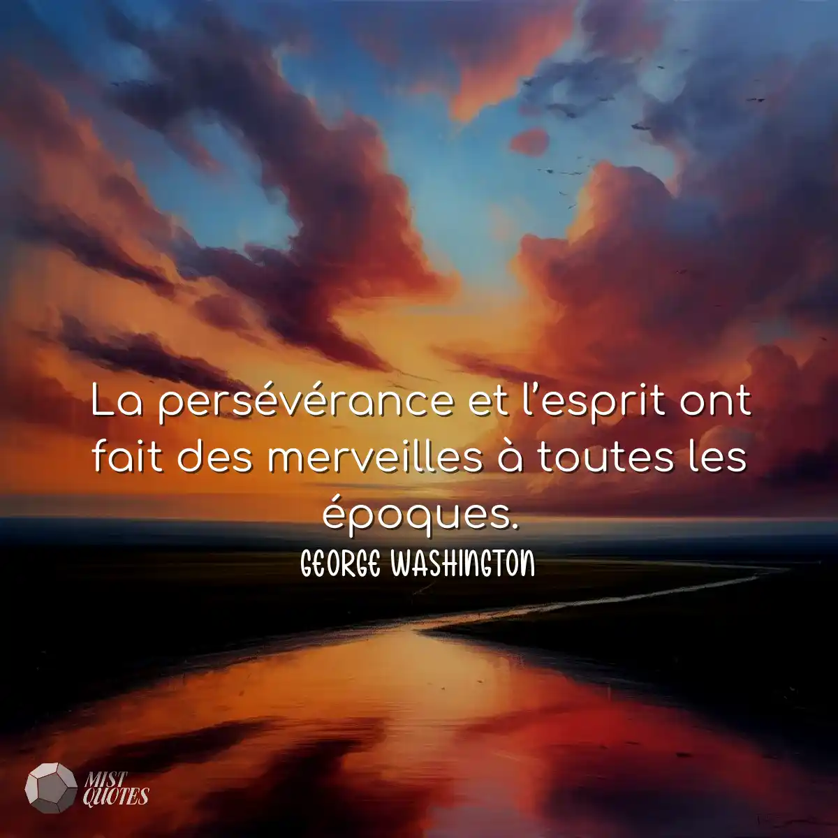 La persévérance et l’esprit ont fait