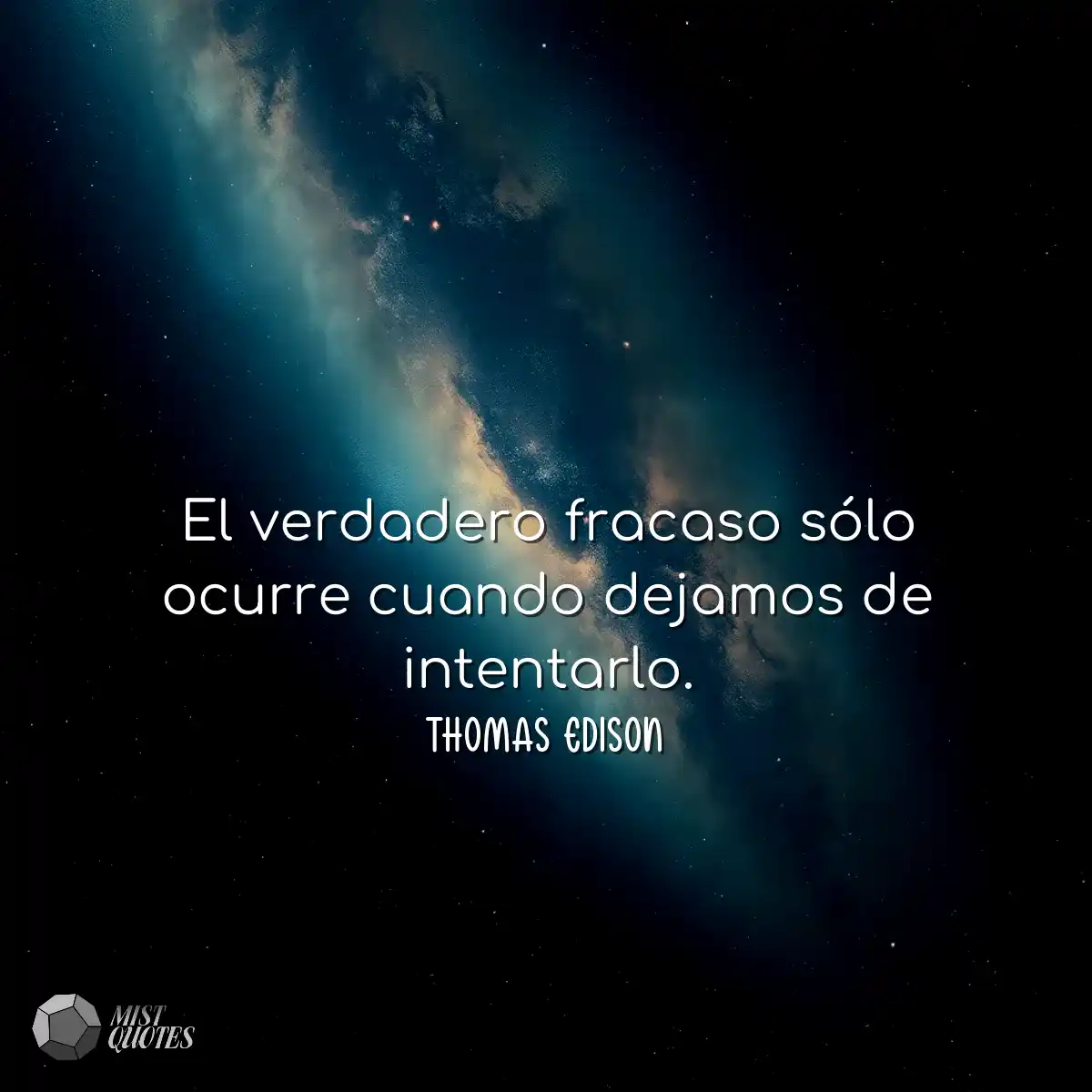 El verdadero fracaso sólo ocurre cuando