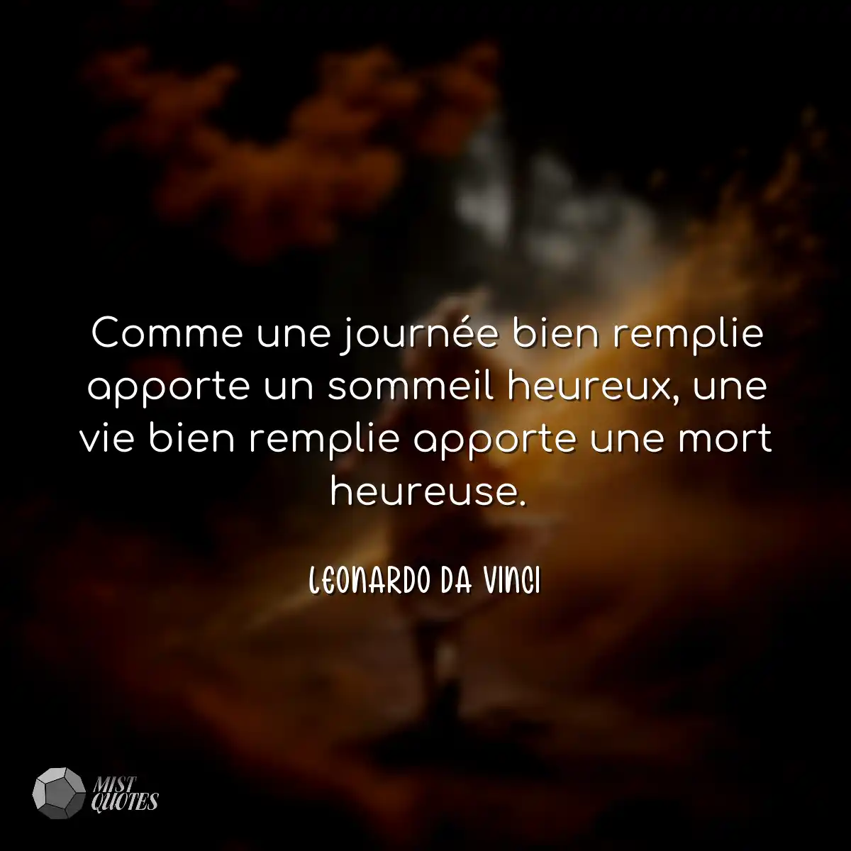 Comme une journée bien remplie apporte un sommeil 