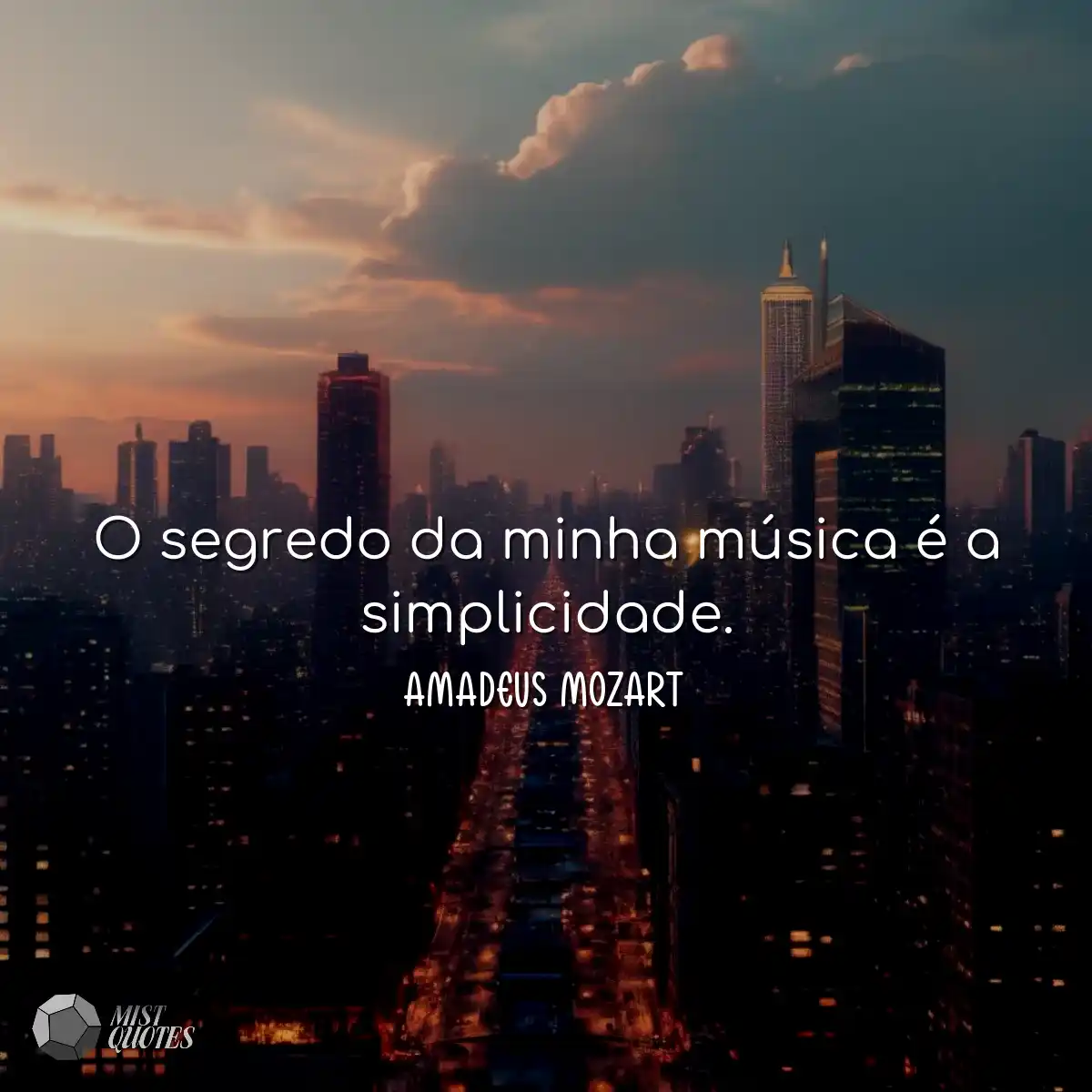 O segredo da minha música é a simplici