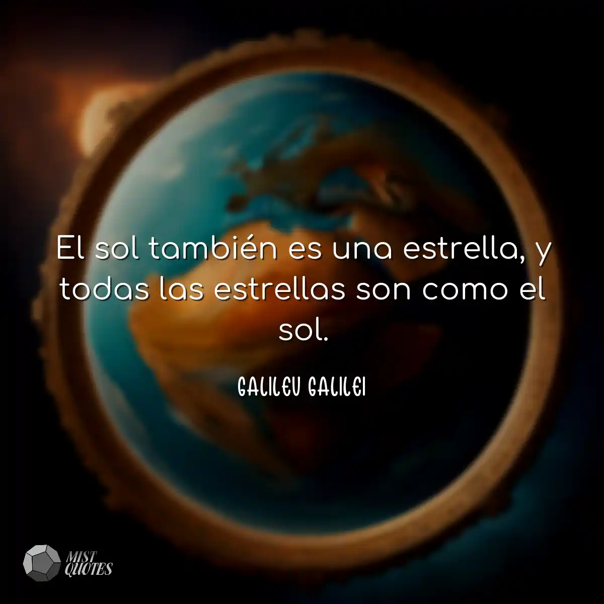 El sol también es una estrella, y todas
