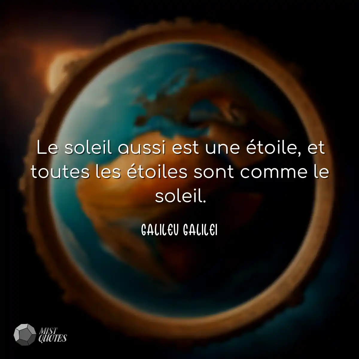 Le soleil aussi est une étoile, et toutes les étoi