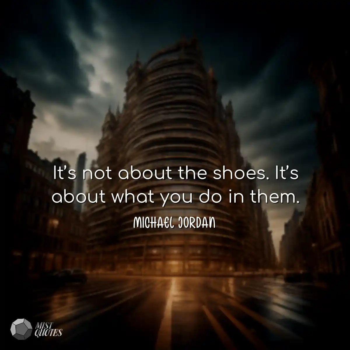 It’s not about the shoes. It’s about