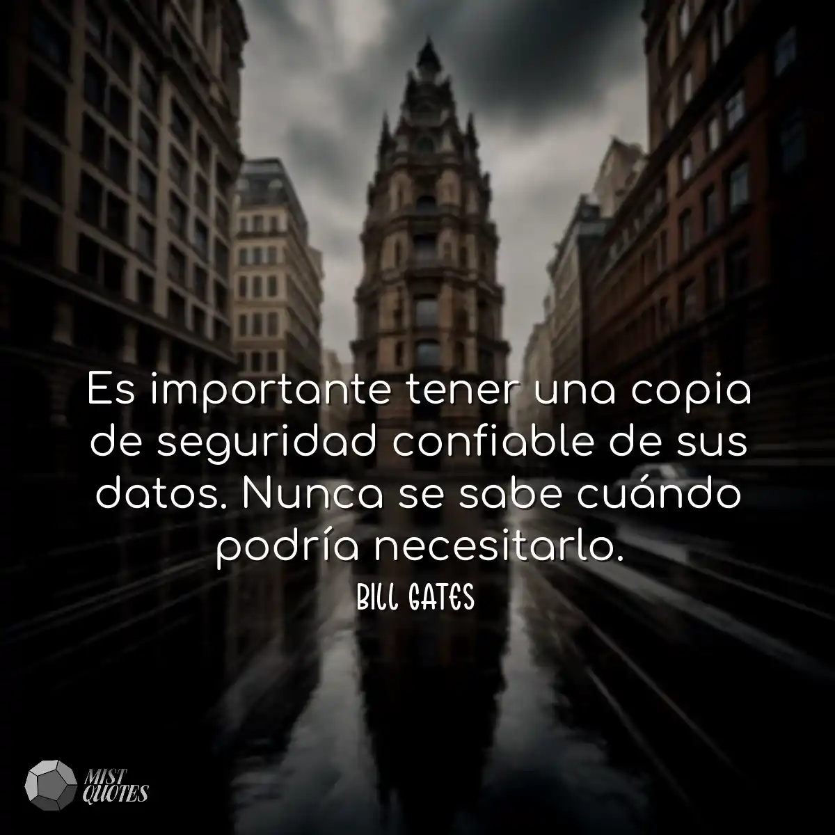 Es importante tener una copia de seguridad confiab