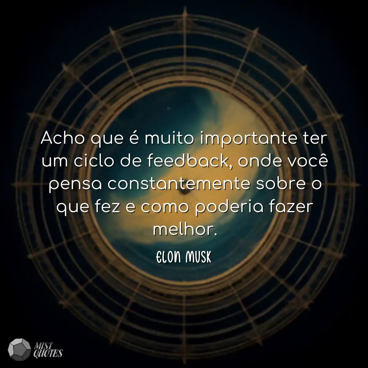 Acho que é muito importante ter um cicl
