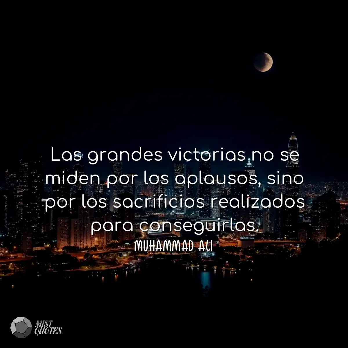 Las grandes victorias no se miden por lo