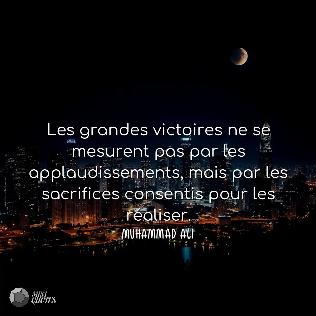 Les grandes victoires ne se mesurent pas par les a