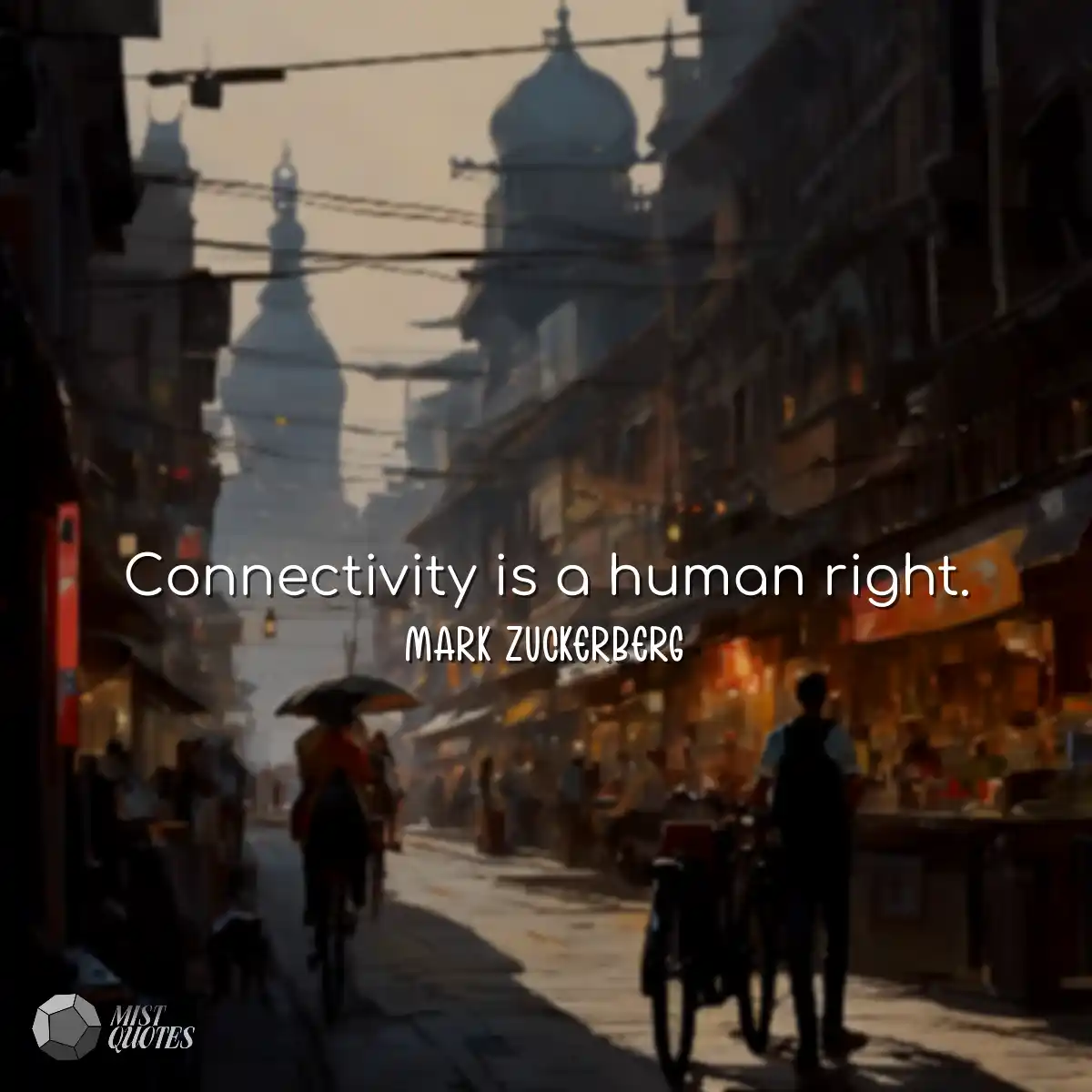 Connectivity is a human right.
