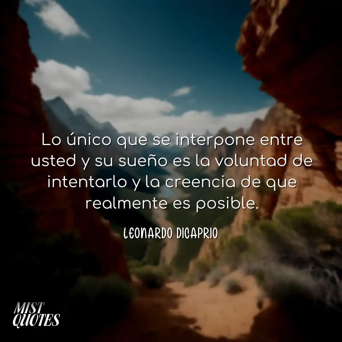 Lo único que se interpone entre usted y