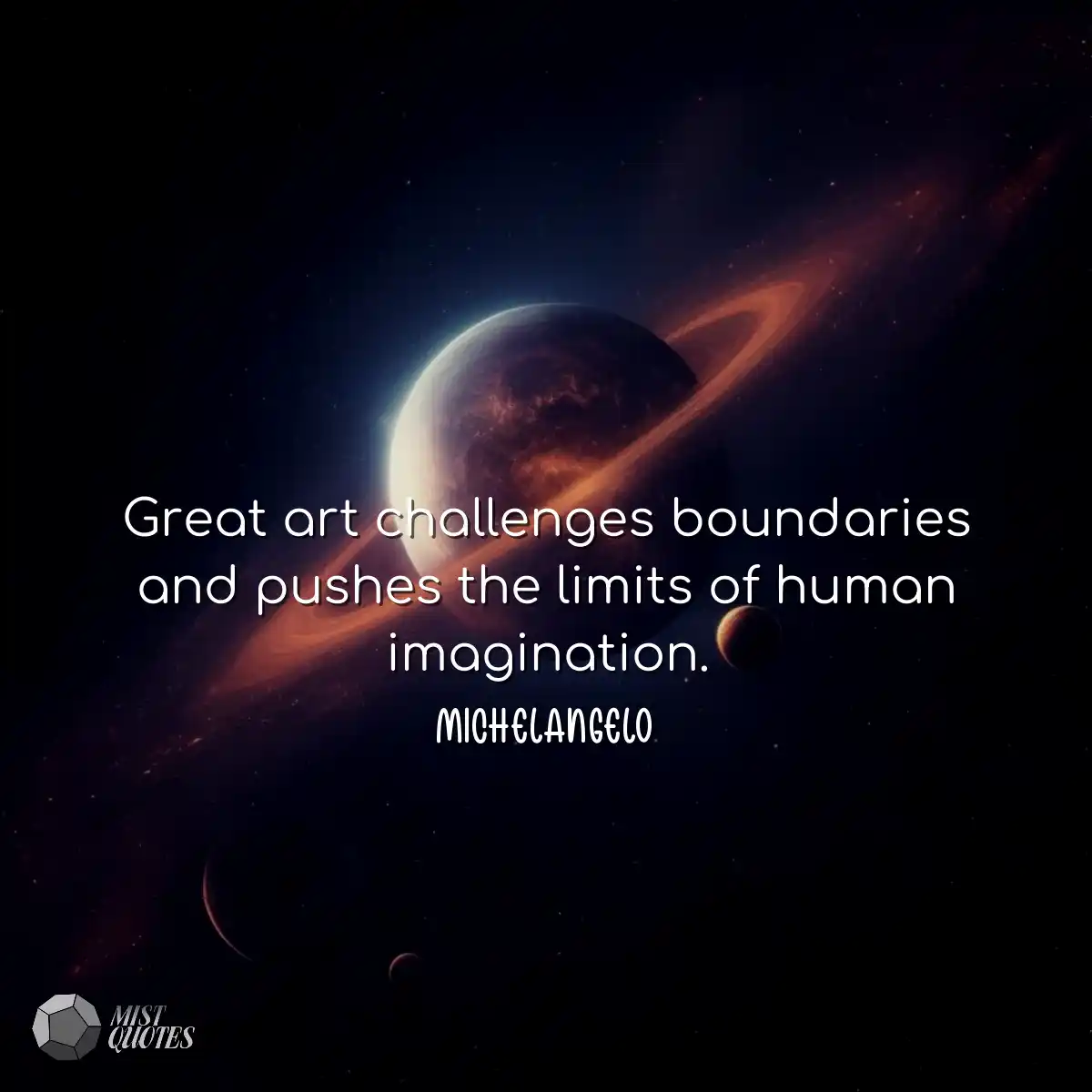 Great art challenges boundaries and push