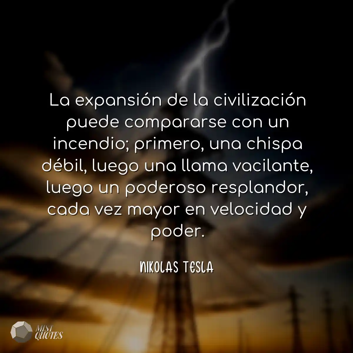 La expansión de la civilización puede compararse c