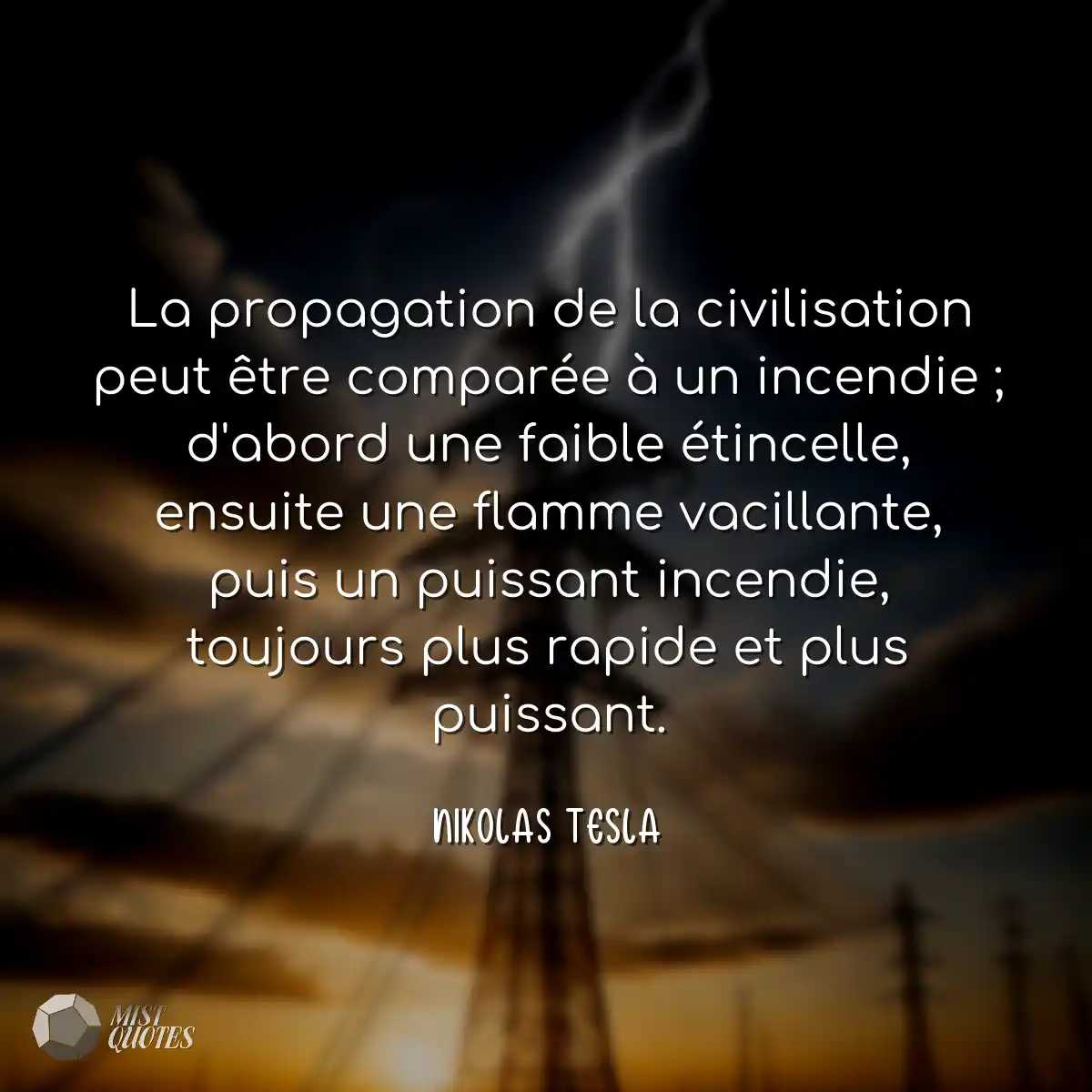 La propagation de la civilisation peut 