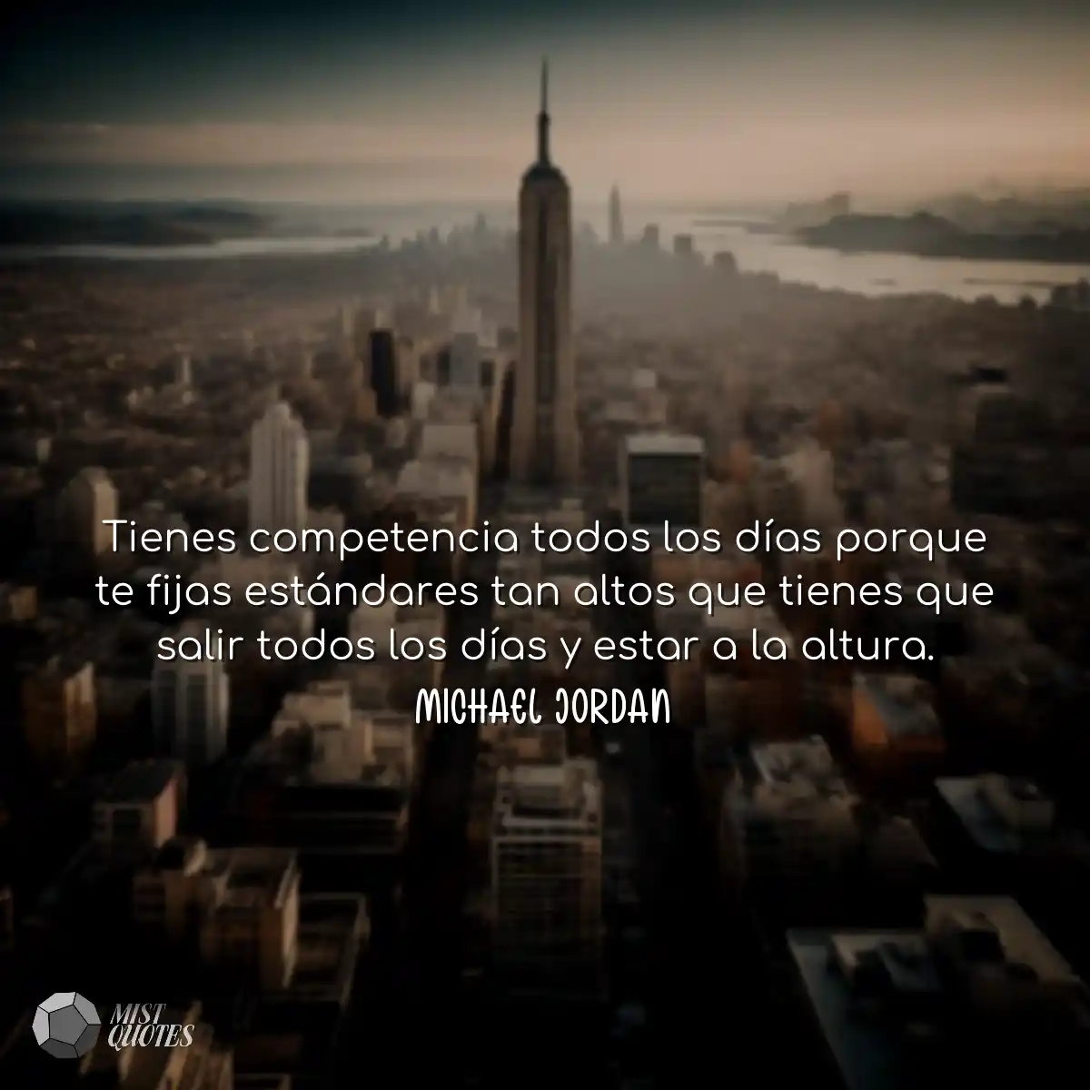 Tienes competencia todos los días porqu