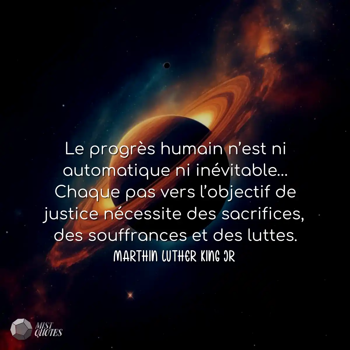 Le progrès humain n’est ni automatique ni inévitab