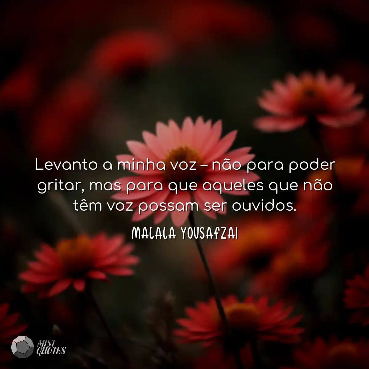 Levanto a minha voz – não para poder 