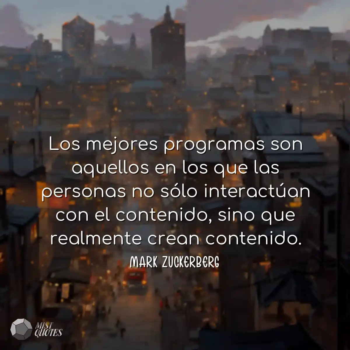 Los mejores programas son aquellos en los que las 