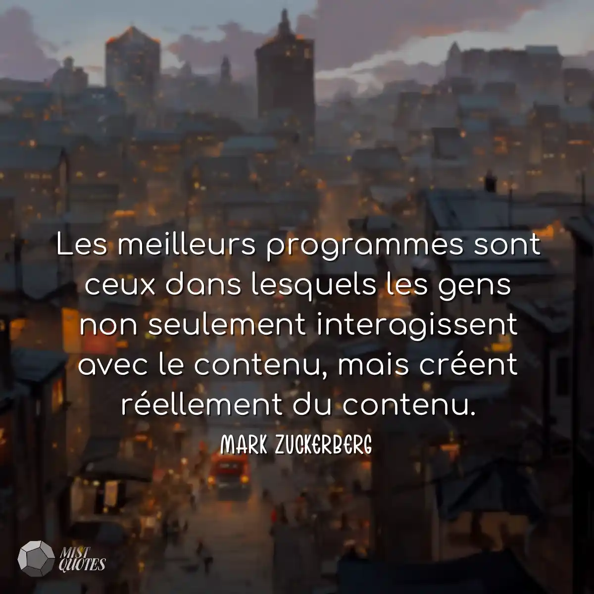 Les meilleurs programmes sont ceux dans lesquels l