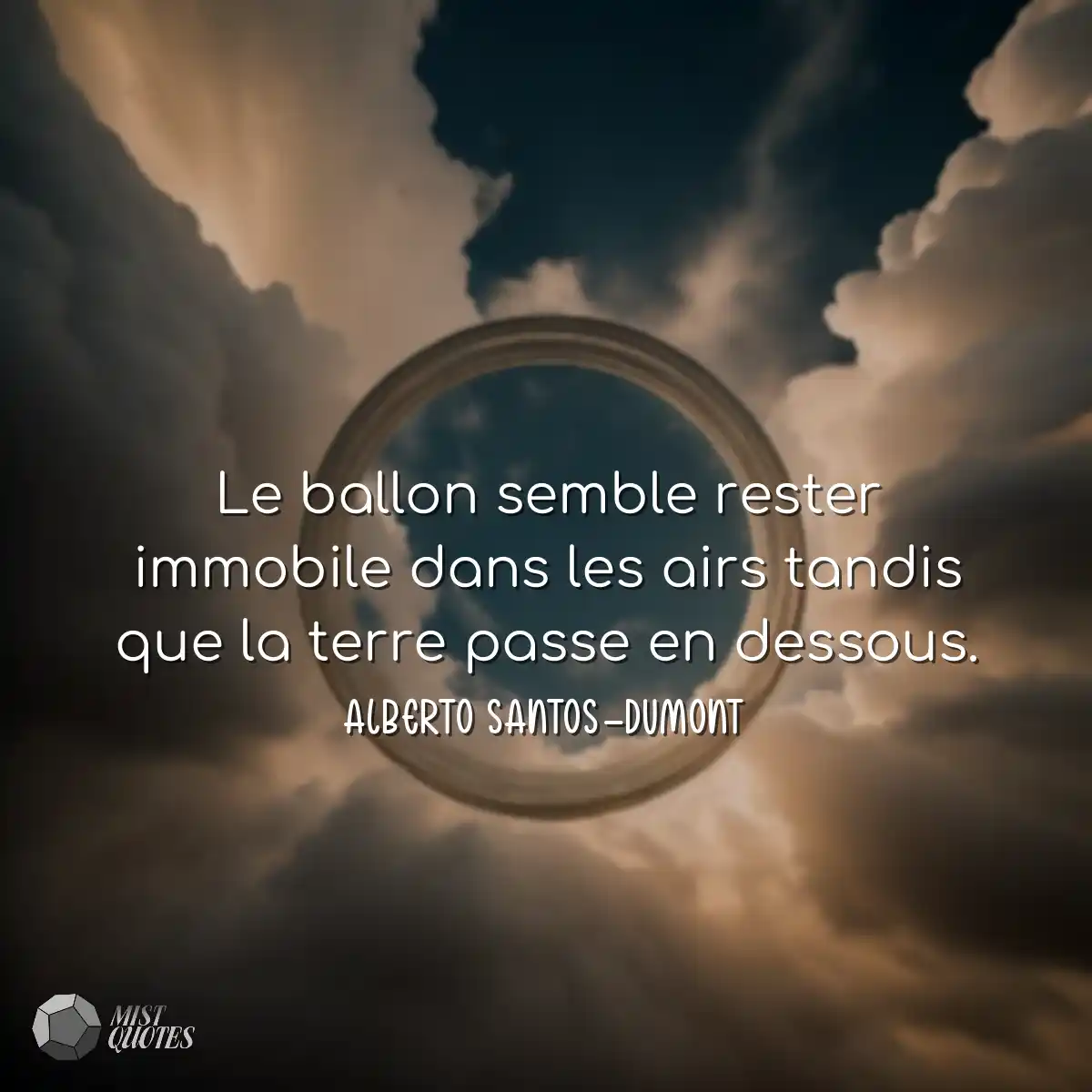 Le ballon semble rester immobile dans les airs tan