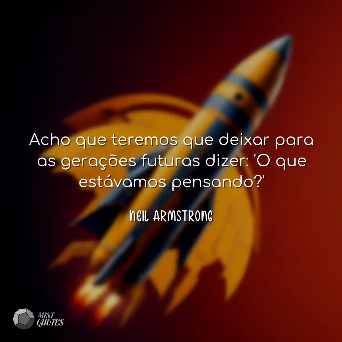 Acho que teremos que deixar para as gera
