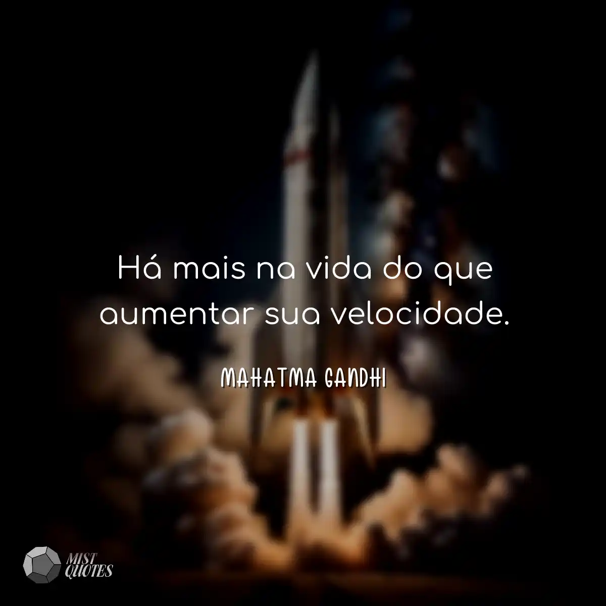 Há mais na vida do que aumentar sua velocidade.