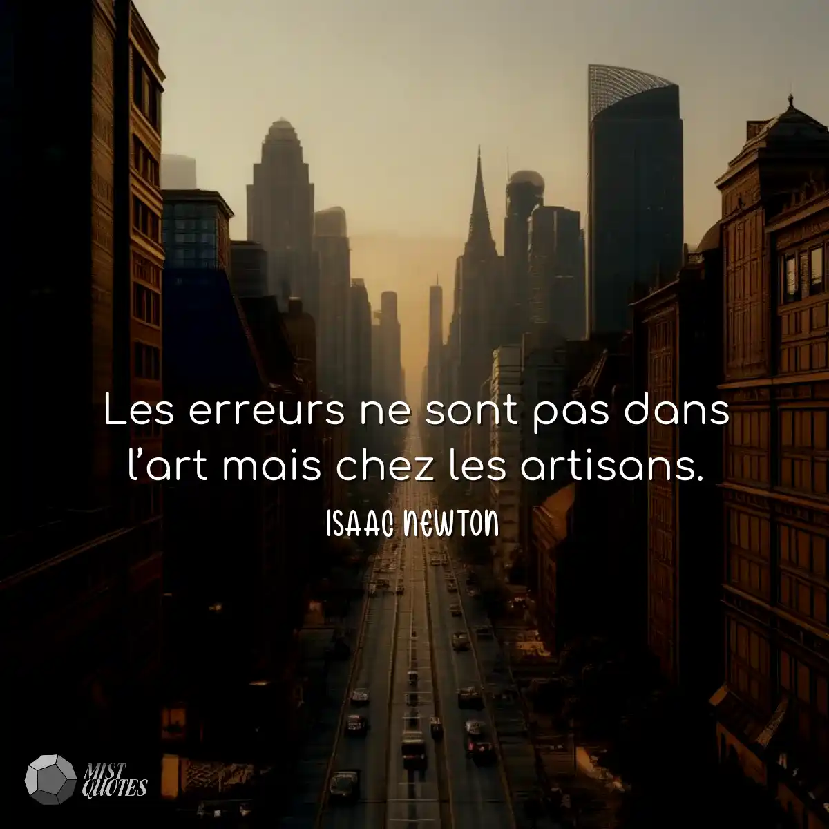 Les erreurs ne sont pas dans l’art mai