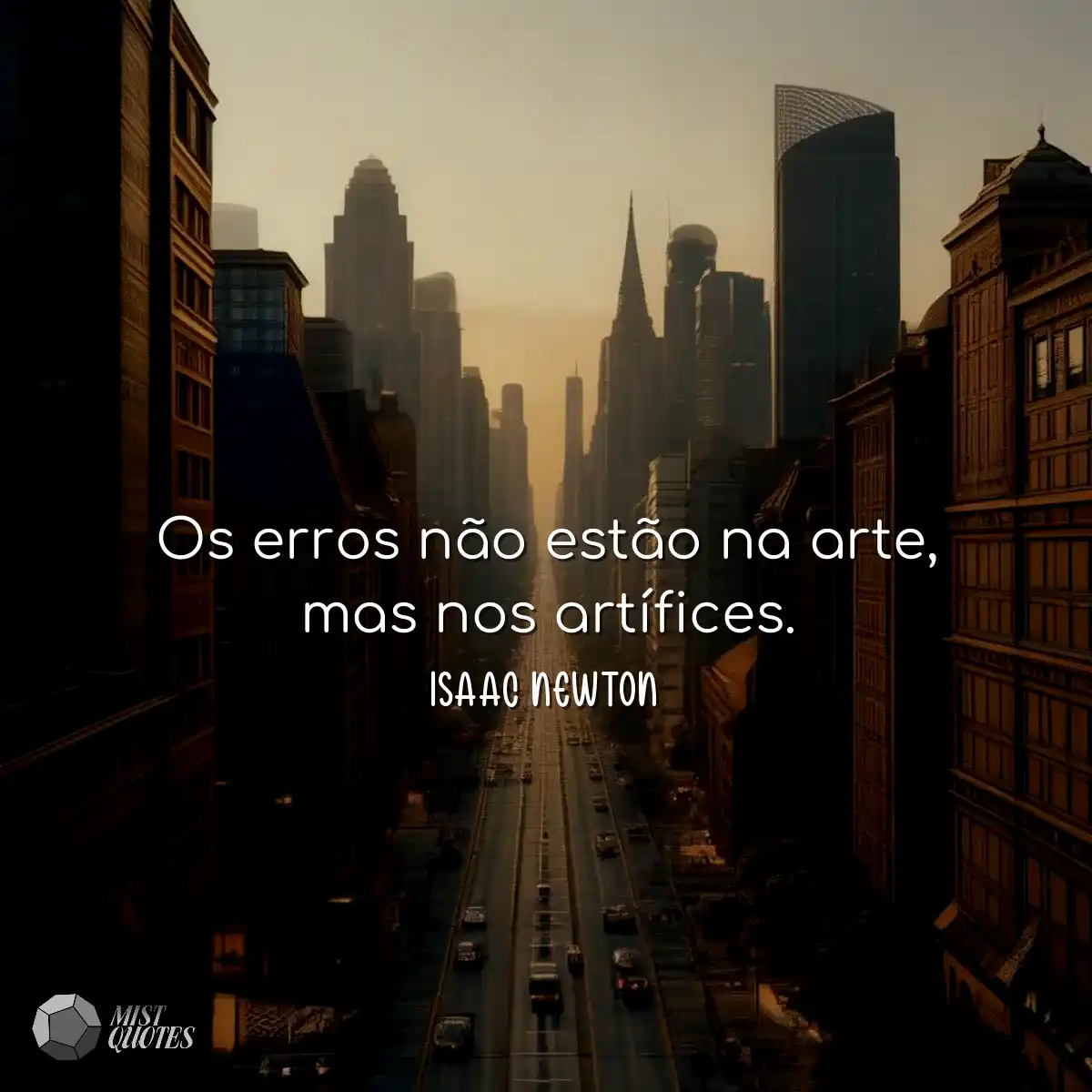 Os erros não estão na arte, mas nos ar