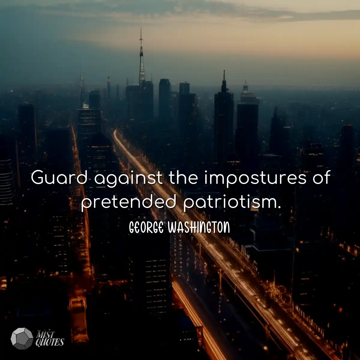 Guard against the impostures of pretende