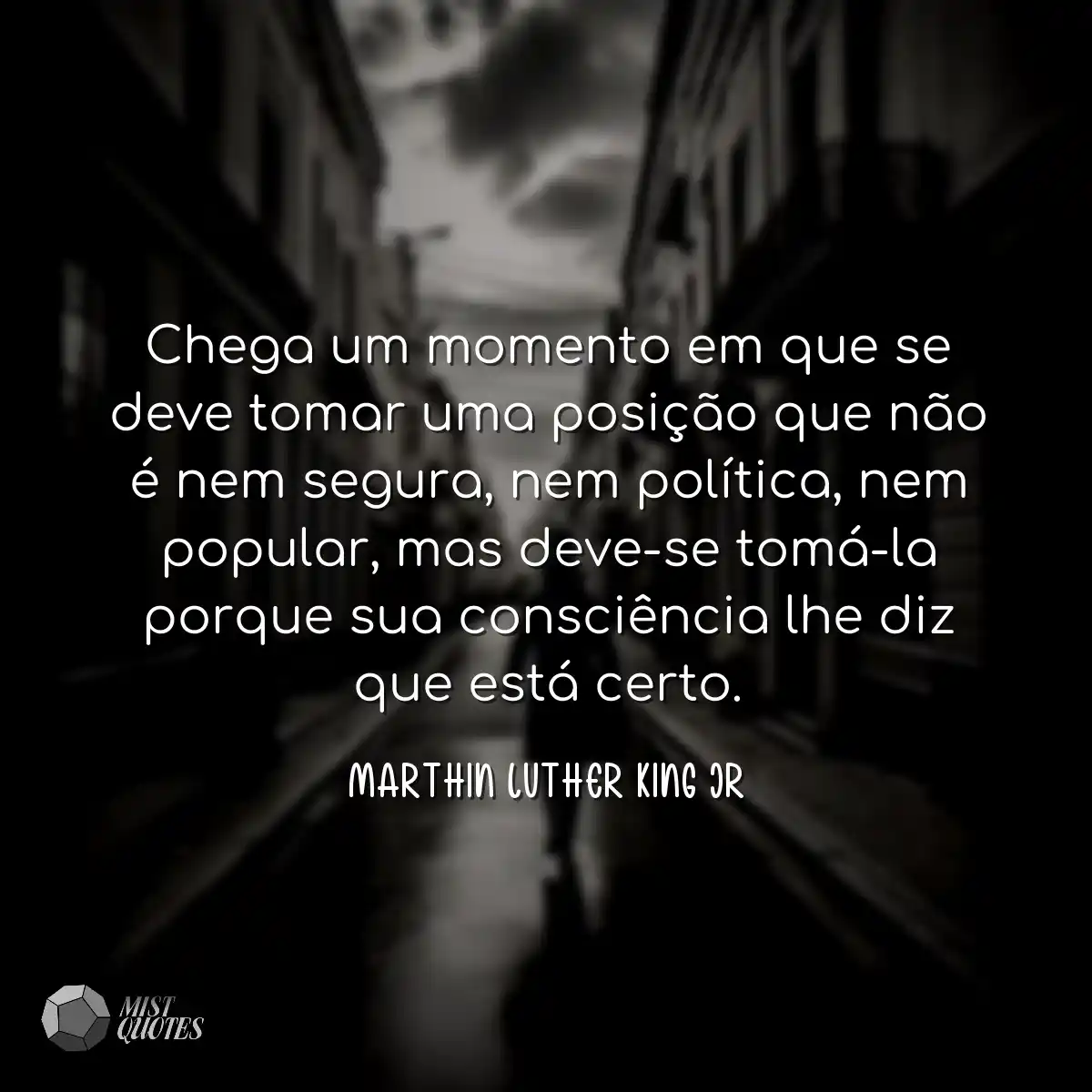 Chega um momento em que se deve tomar um