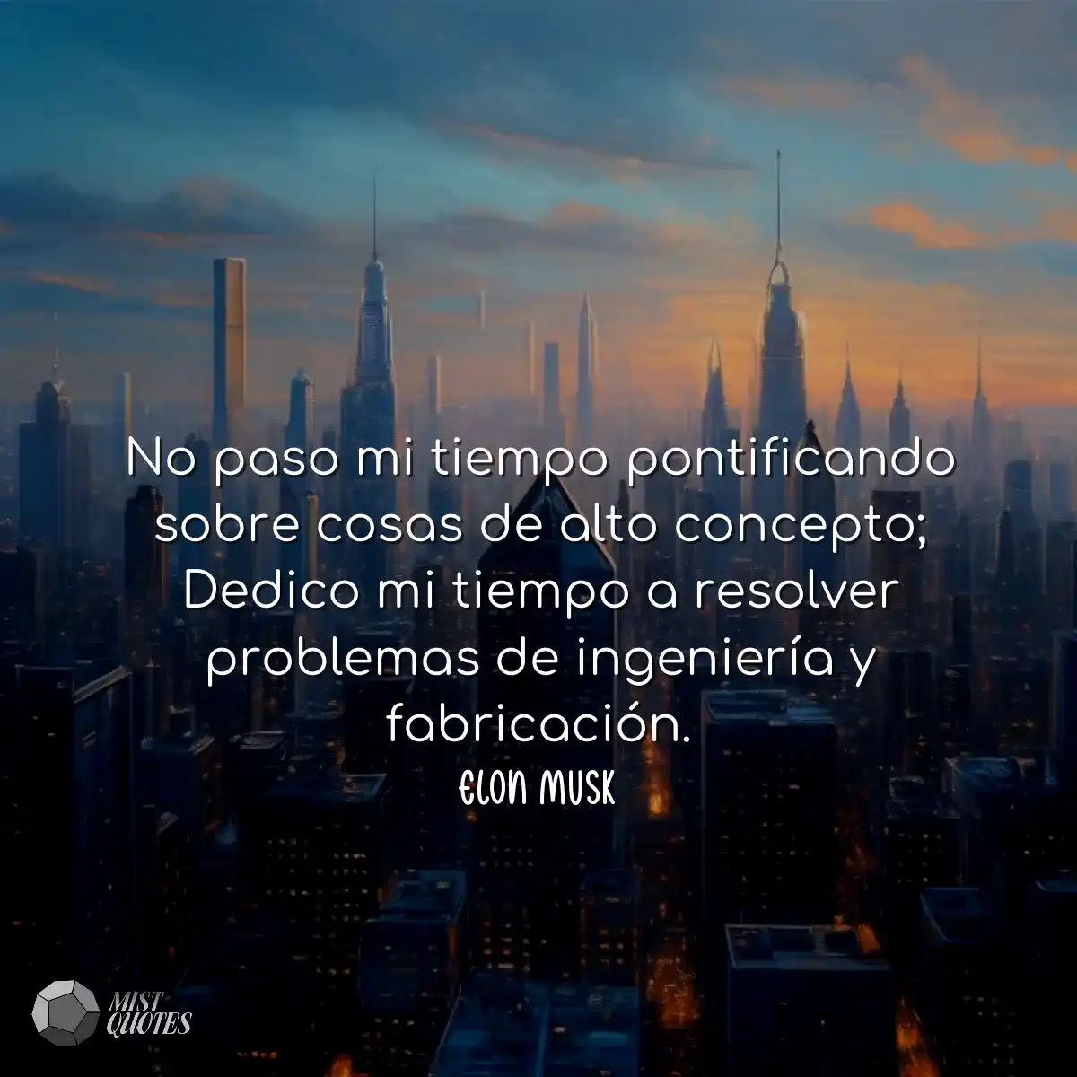 No paso mi tiempo pontificando sobre cos