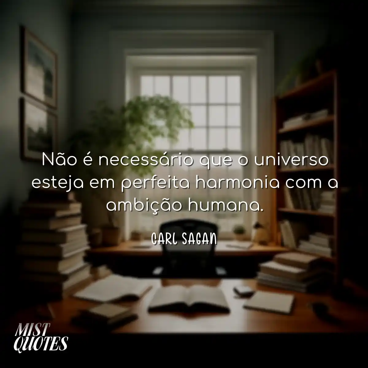 Não é necessário que o universo esteja em perfeita