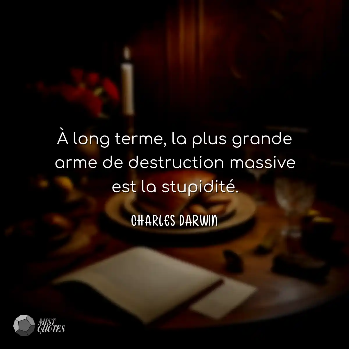 À long terme, la plus grande arme de destruction m
