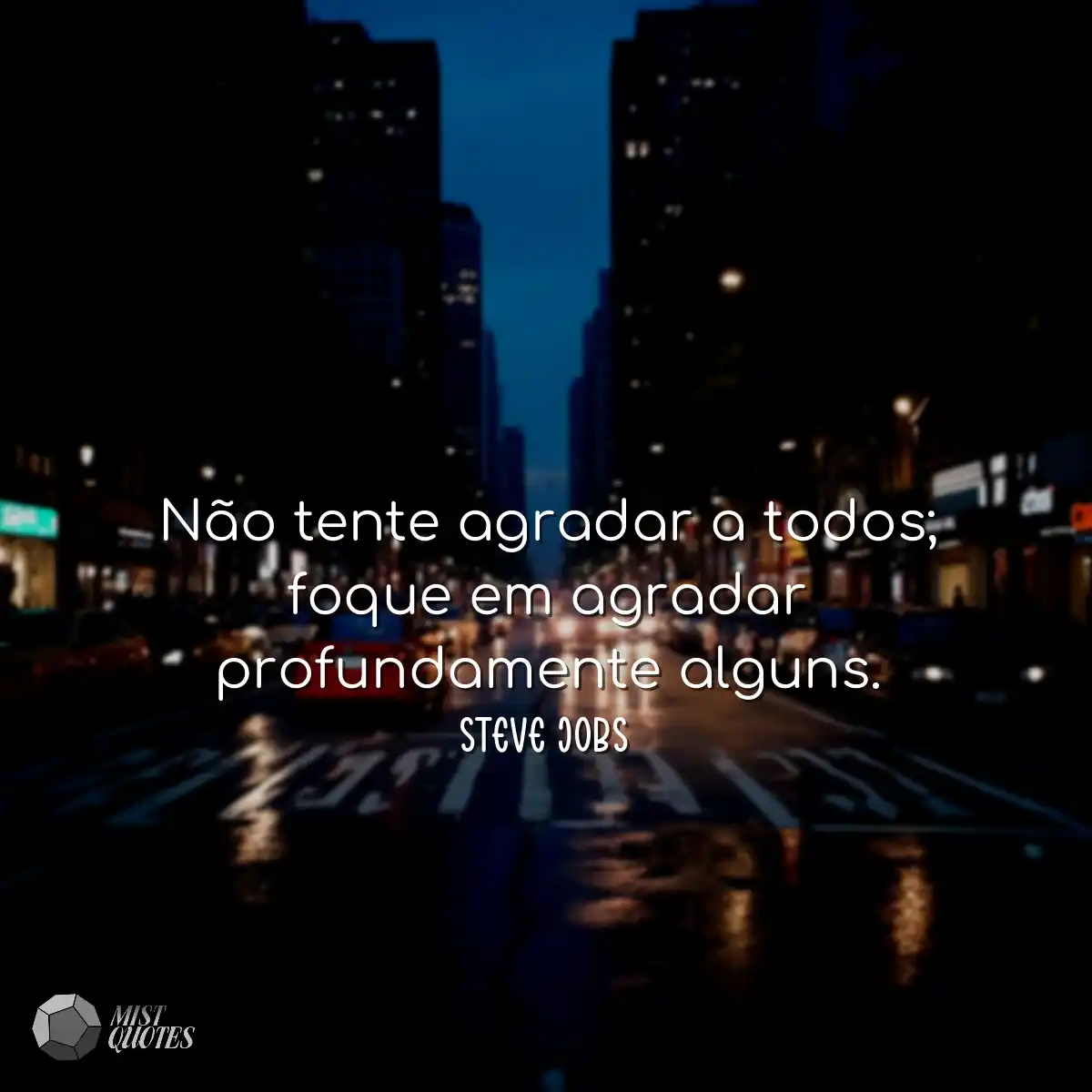 Não tente agradar a todos; foque em agradar profun