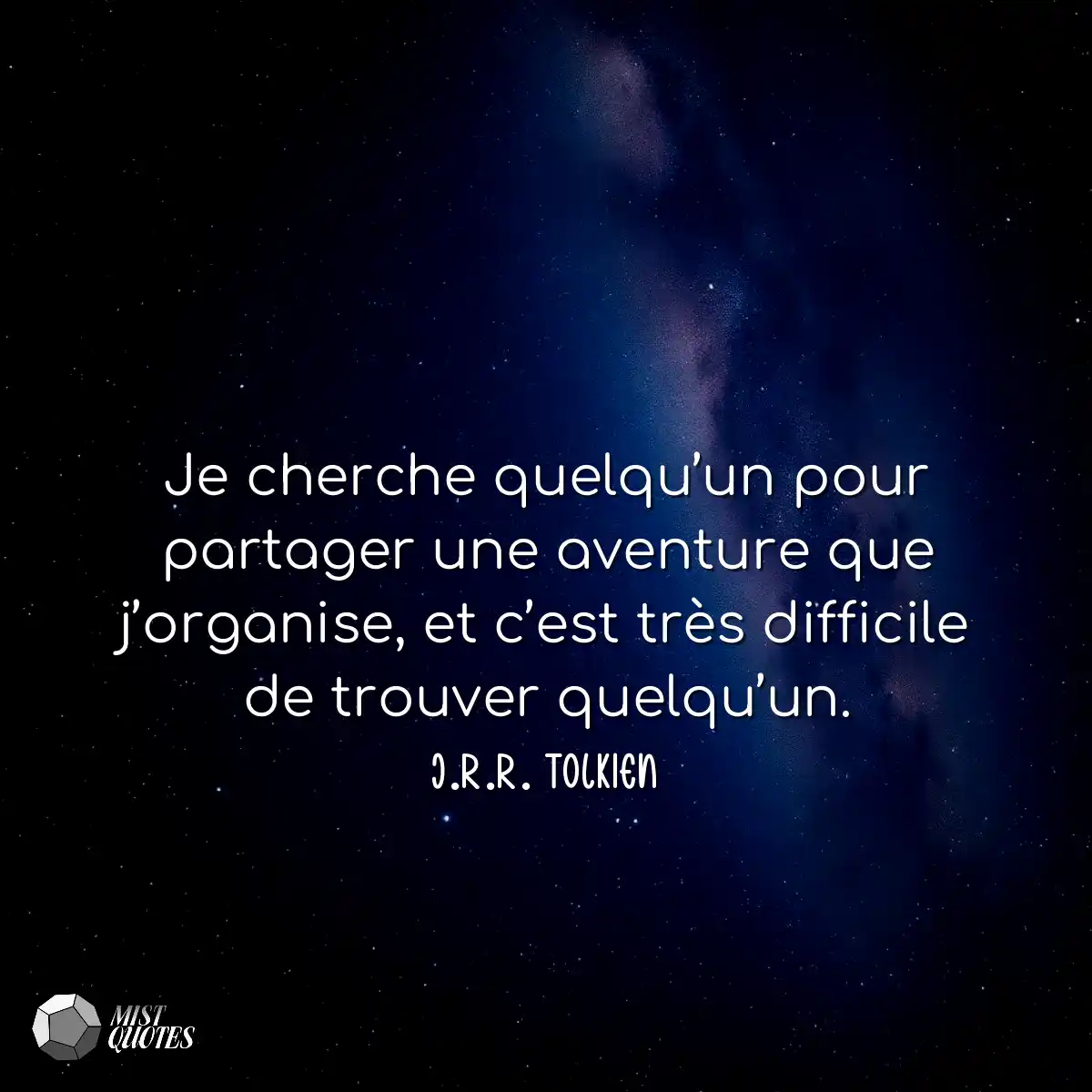 Je cherche quelqu’un pour partager une