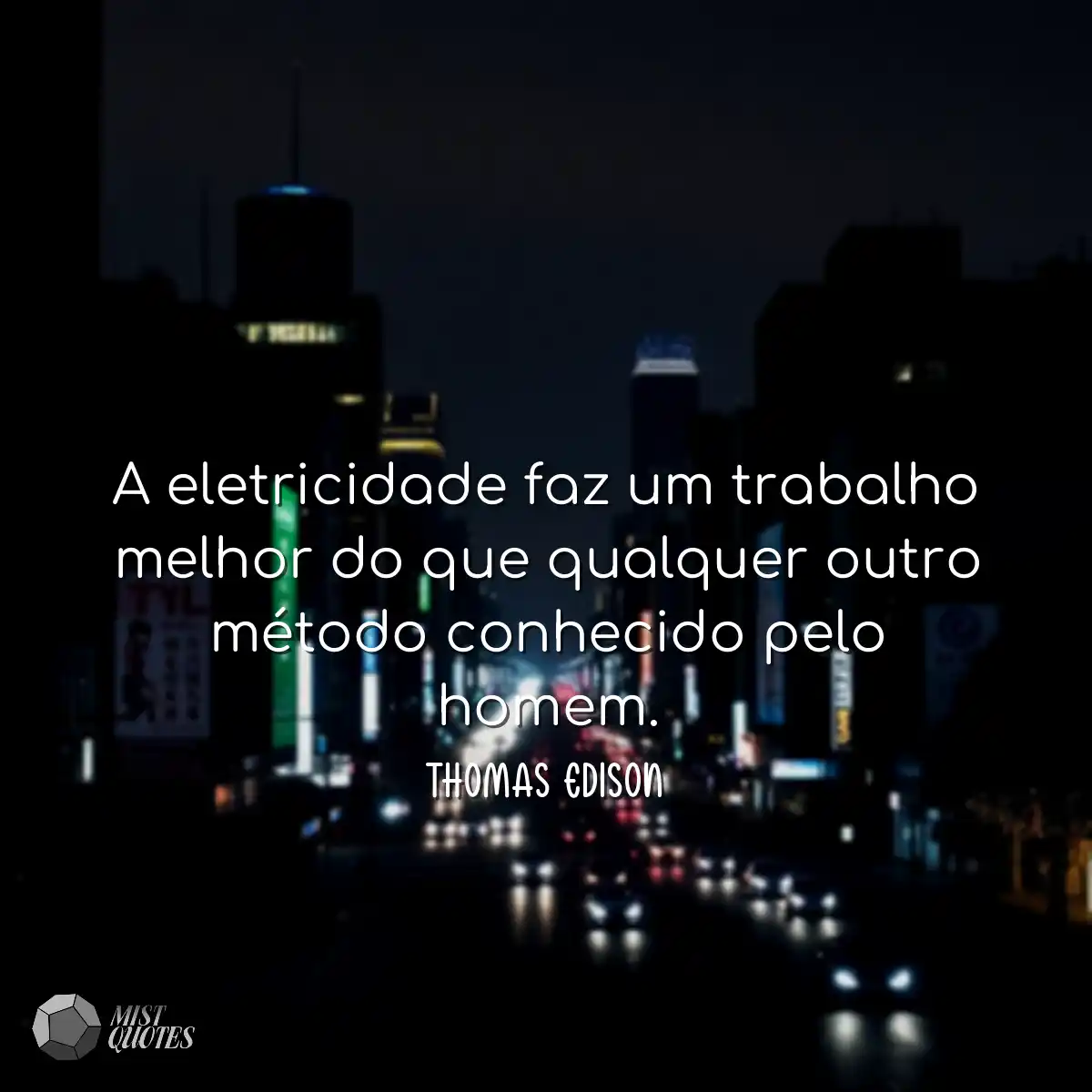 A eletricidade faz um trabalho melhor do