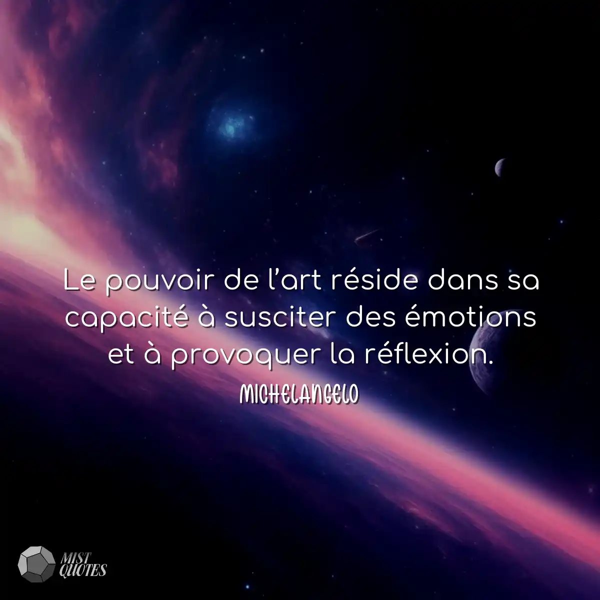 Le pouvoir de l’art réside dans sa ca
