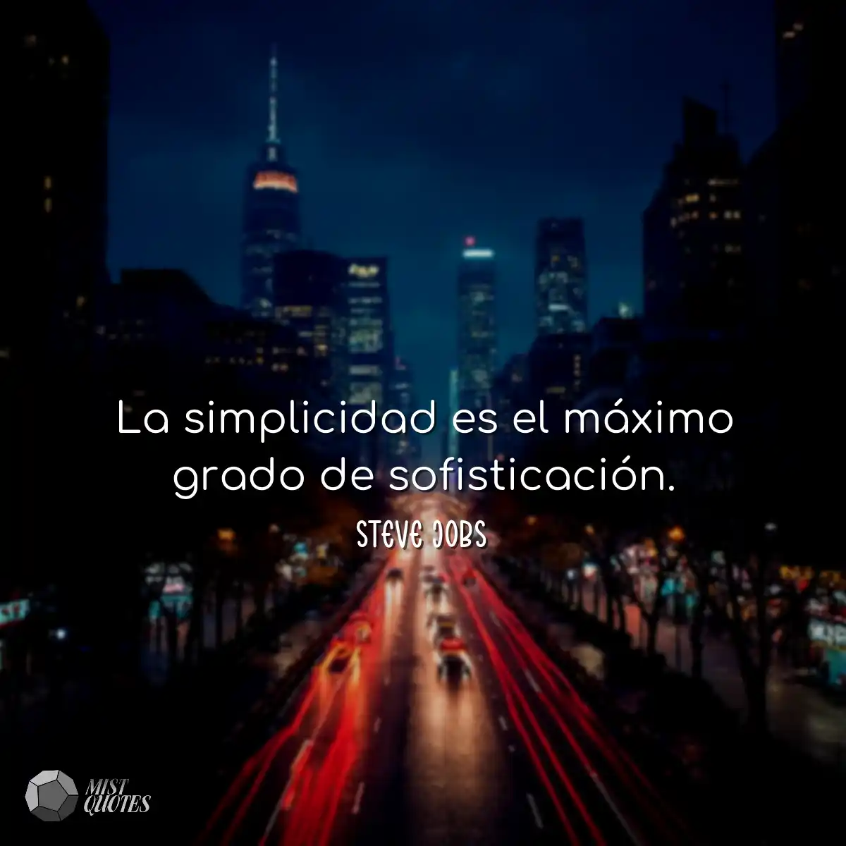 La simplicidad es el máximo grado de so