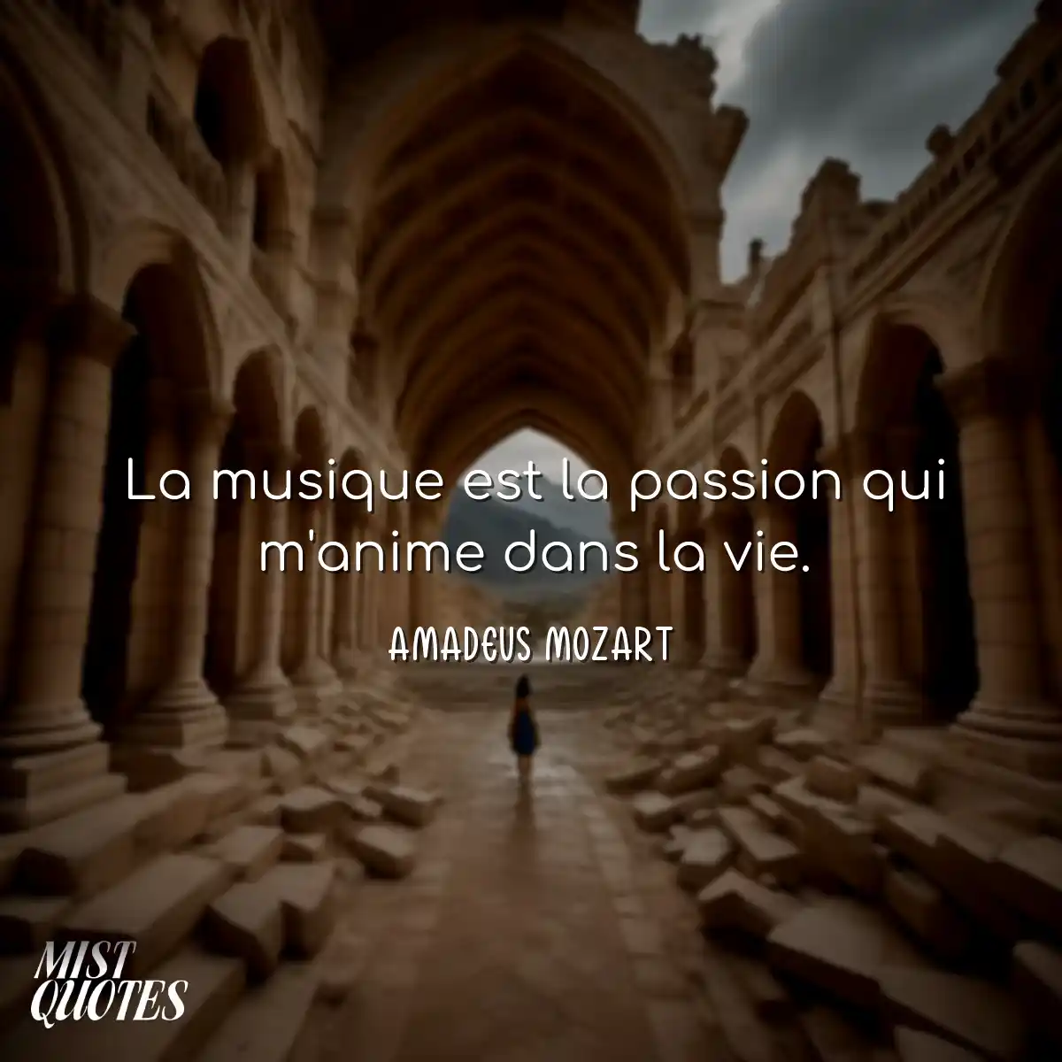 La musique est la passion qui m'anime da