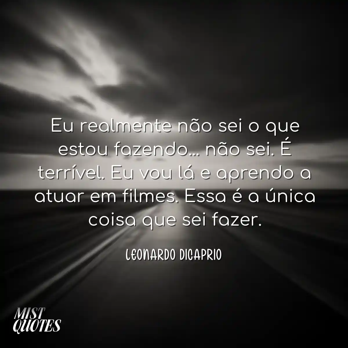 Eu realmente não sei o que estou fazendo... não se