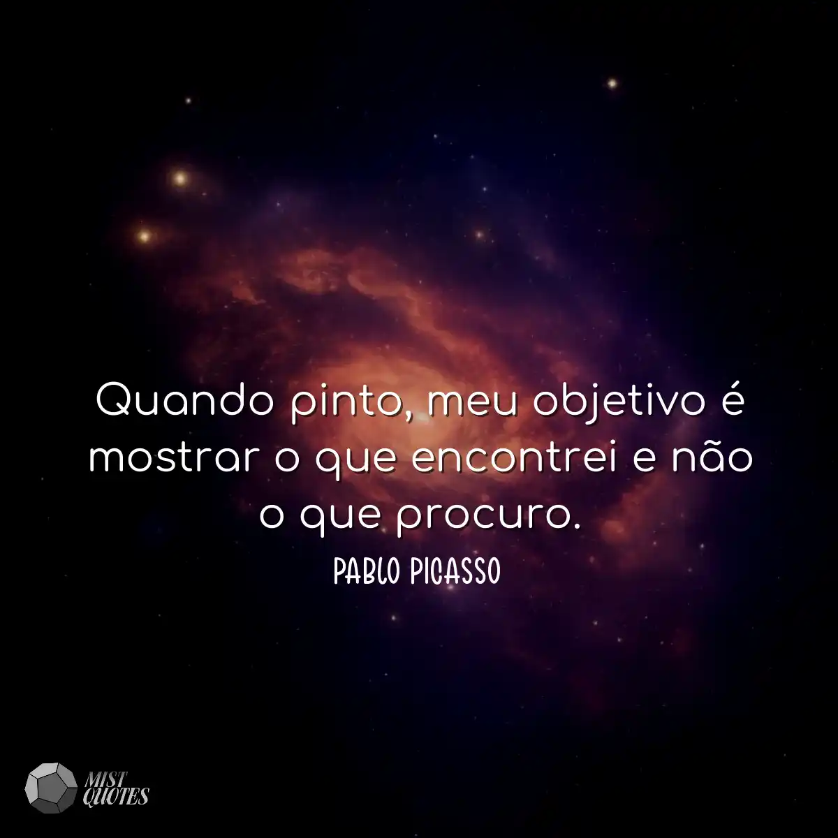 Quando pinto, meu objetivo é mostrar o 