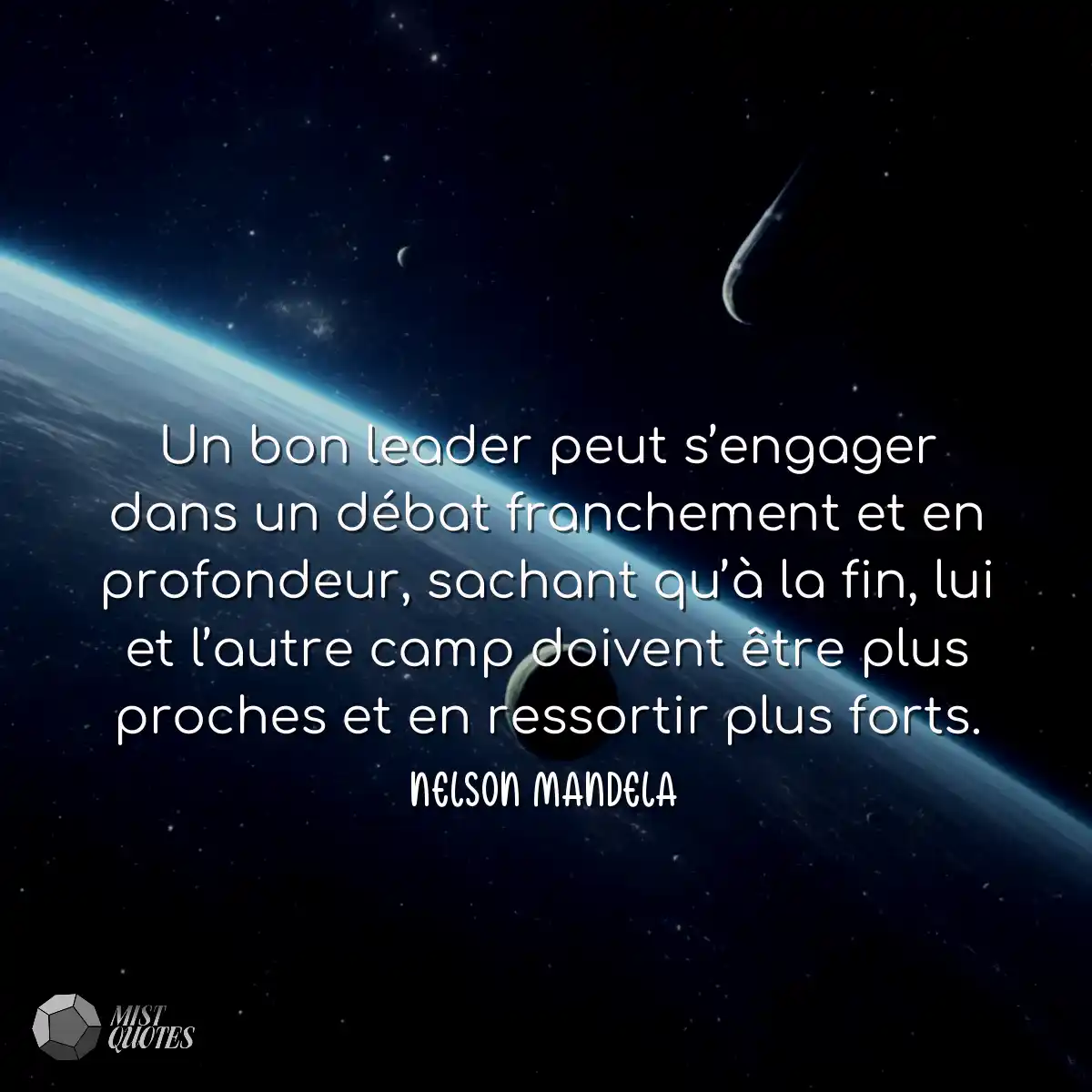 Un bon leader peut s’engager dans un d