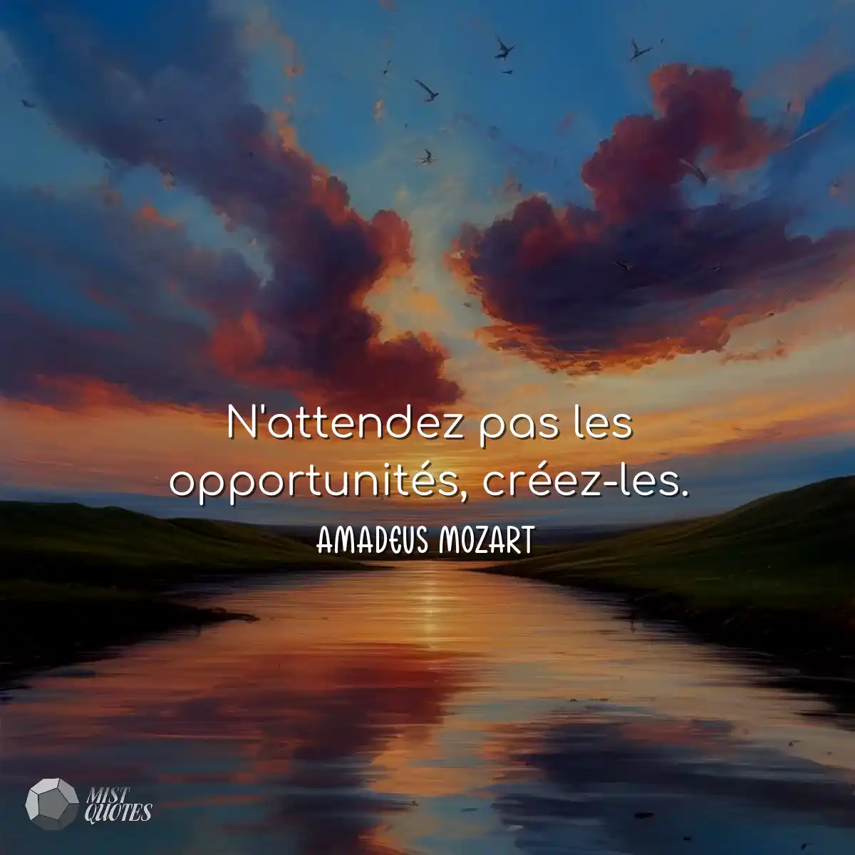 N'attendez pas les opportunités, créez-les.
