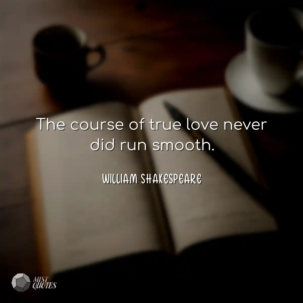 The course of true love never did run sm