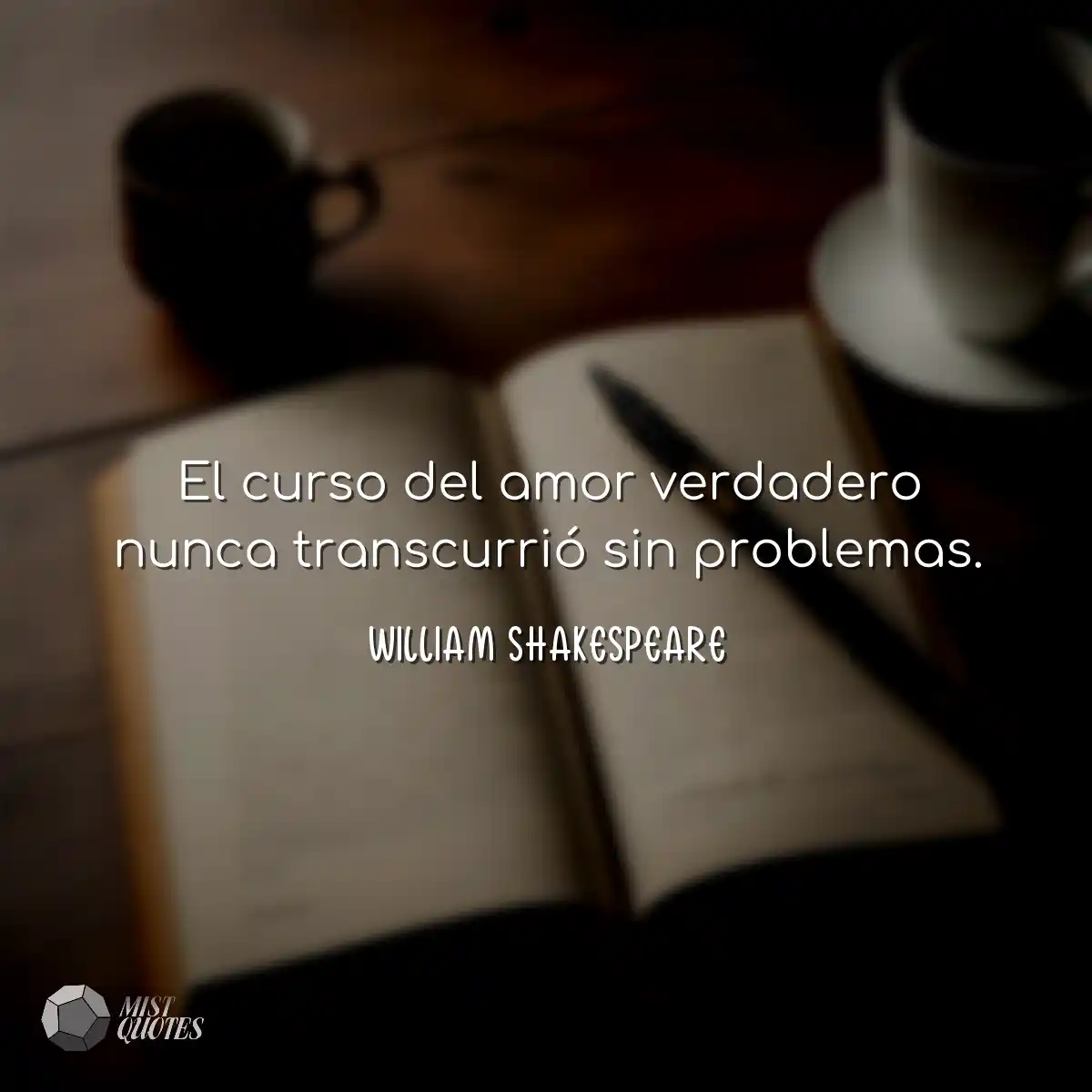 El curso del amor verdadero nunca transc
