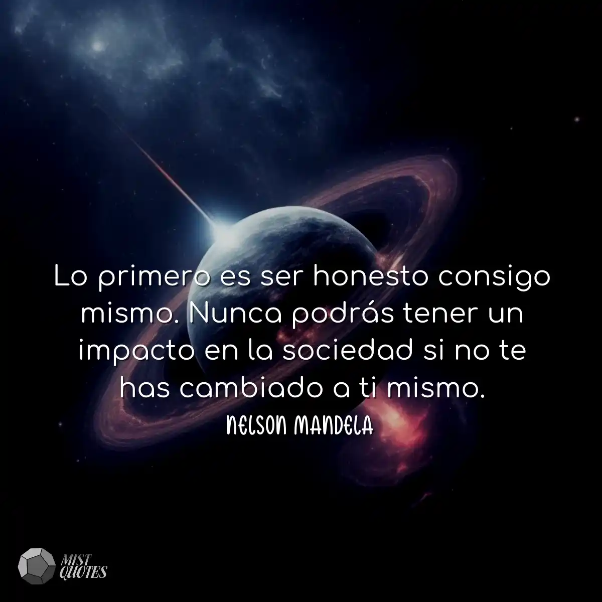 Lo primero es ser honesto consigo mismo. Nunca pod