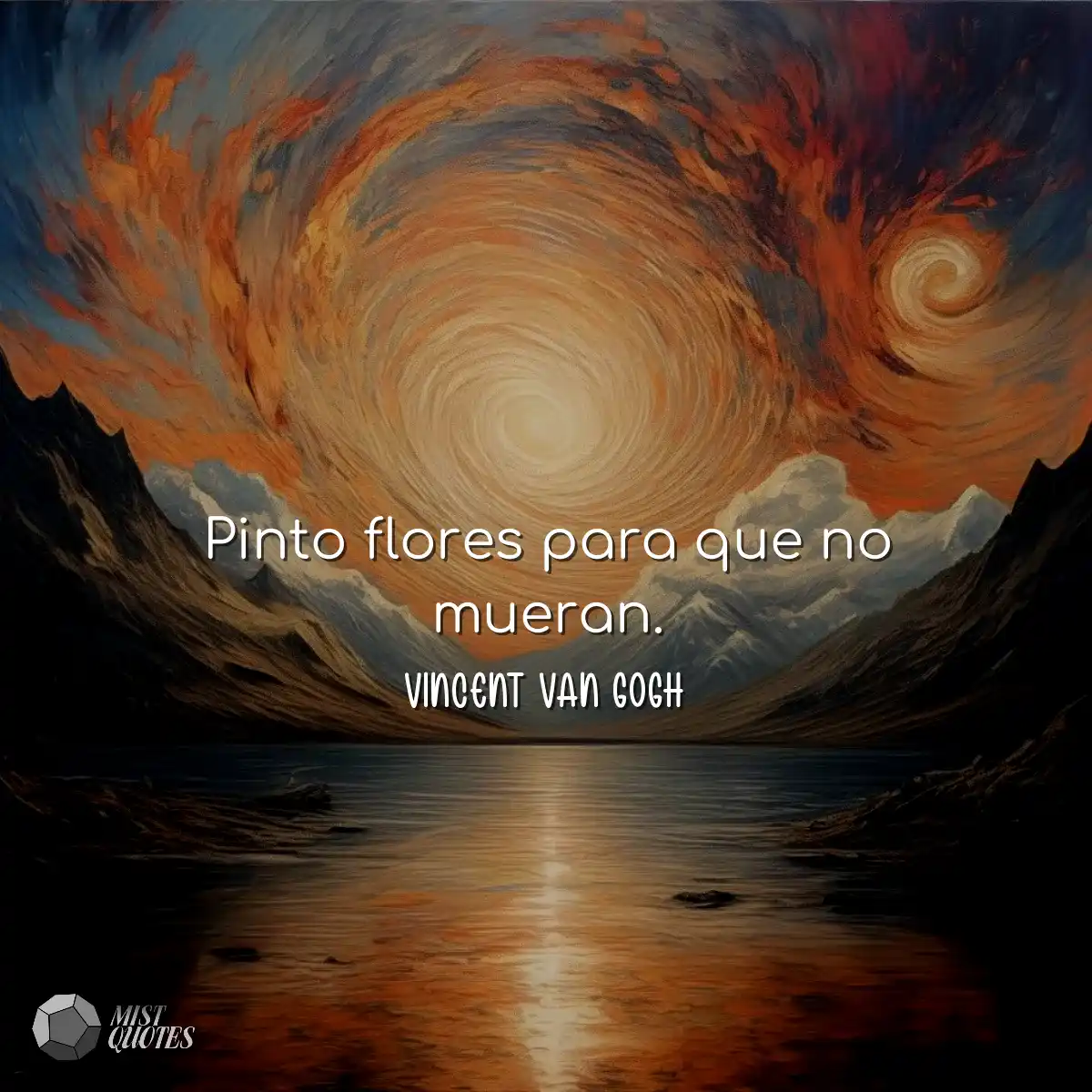 Pinto flores para que no mueran.