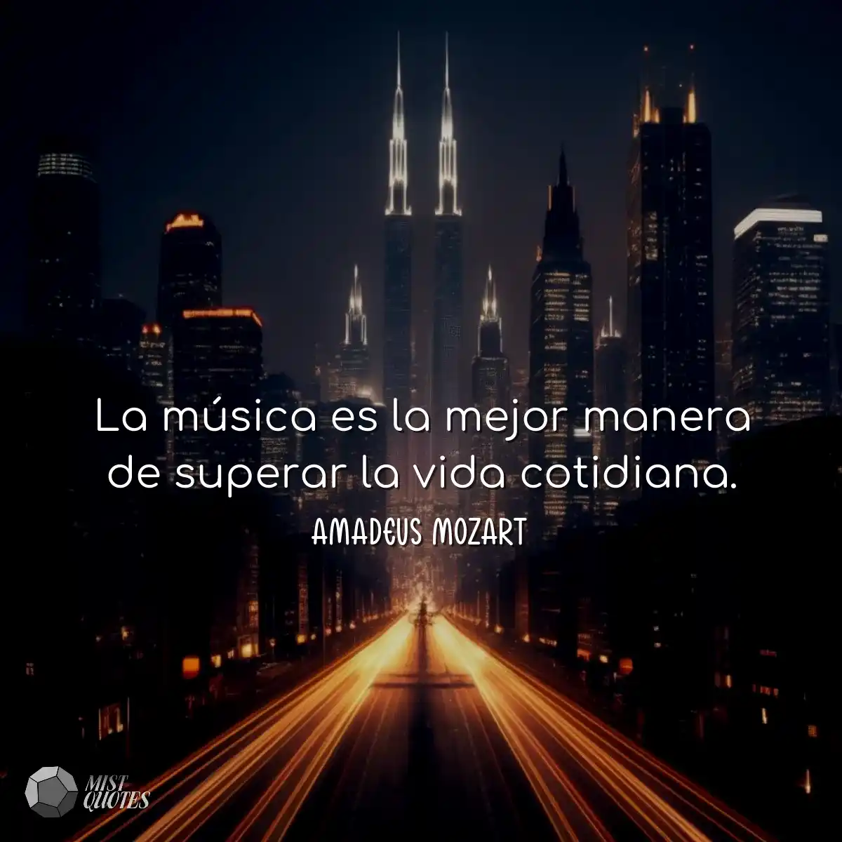 La música es la mejor manera de superar la vida co