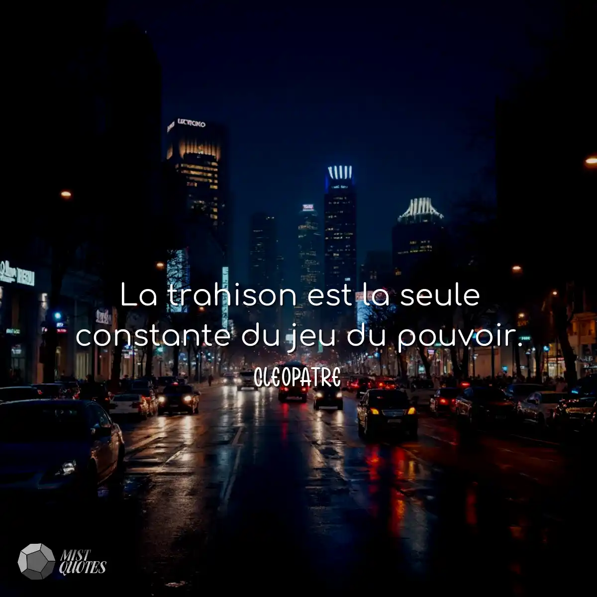 La trahison est la seule constante du jeu du pouvo